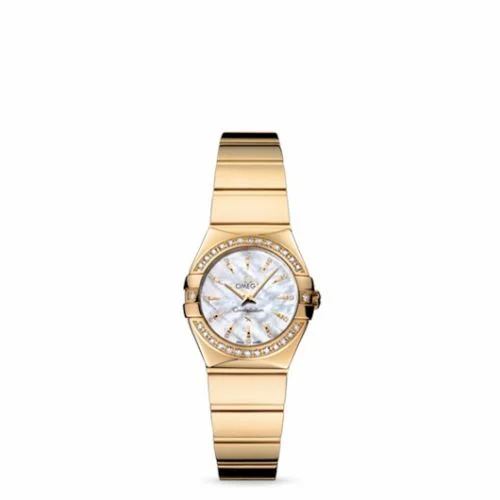 Omega Constellation Quartz 24 Polished Yellow Gold / Diamond / MOP 123.55.24.60.55.008 (12355246055008)
